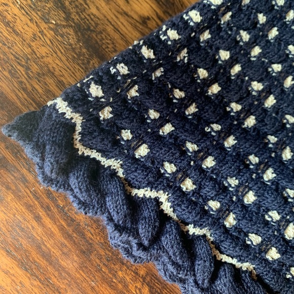 Chanel Beige+navy Knit Dress FIRM FIRM FIRM FIRM - Picture 4 of 4